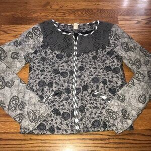 Gimmicks‎ by BKE Quilted cotton zip jacket size XS